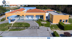 Desktop Screenshot of colegioquintadomar.pt